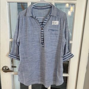 Y20.   Blue Striped Shirt